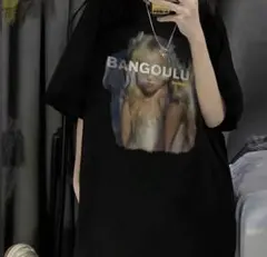 SHEIN BANGOULUO グラフィックTシャツ ブラック — image 1