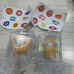 サンリオ カプセルトイ　なりきりお惣菜マスコット2個セット — image 1