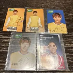 exo xiumin トレカ　カード　公式　ステッカー　cbx シウミン　エクソ — image 1
