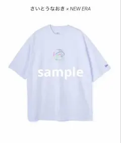 さいとうなおき × NEW ERA 半袖 オーバーサイズ Tシャツ 白 XL — image 1