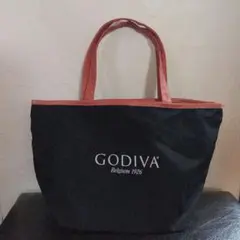GODIVA トートバッグ 黒　ピンク — image 1