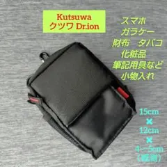Kutsuwa クツワ Dr.ion スマホ 携帯ケース ブラック — image 1