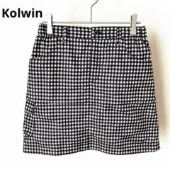 【美品】Kolwin コルウィン iHEAT チェック柄 スカート Mゴルフ — image 1