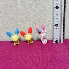 ポケモン ガチャガチャ 肩ズン プラスル マイナン ニンフィア セット ゃ — image 1
