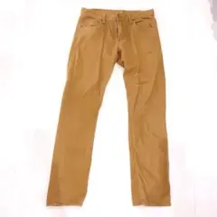 キャメル色 スリムフィット チノパン — image 1