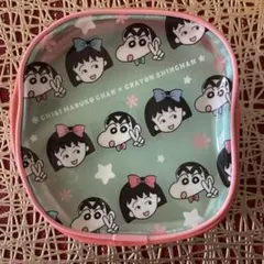ちびまる子ちゃん×クレヨンしんちゃんまんまるポーチ — image 1