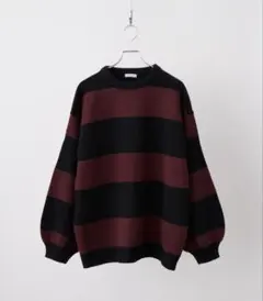 cussil ハイファンクショナルニット ワイドバルーンスリーブルーズセーター — image 1