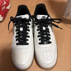 NIKE AIR FORCE 1 スニーカー ブラック ホワイト — image 1