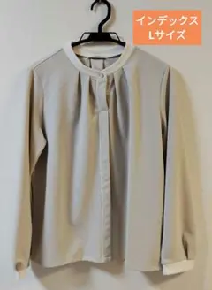 インデックス　バイカラーデザイントップスL　ブラウス — image 1