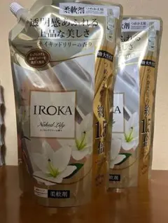 IROKA ネイキッドリリーの香り 柔軟剤 詰替用 650ml × 2個 — image 1