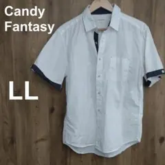 Candy Fantasy　ホワイト　半袖シャツ　XL — image 1