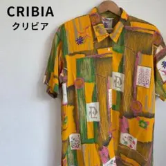 CRIBIA クリビア ヴィンテージシャツ 半袖 レトロ 肩パッド 着脱式 — image 1