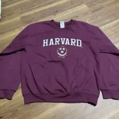 HARVARD ハーバード カレッジロゴ スウェット ワインレッド Mサイズ — image 1