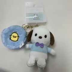 ポチャッコ ぬいぐるみ キーホルダー マスコット ポーチ付き — image 1