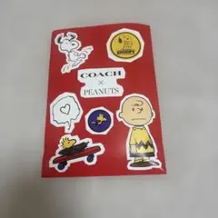 《新品・未使用》COACH x PEANUTS ステッカー — image 1
