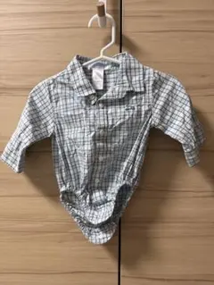Janie and Jack ロンパース チェック柄 長袖 0-3month — image 1