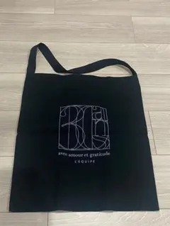 【希少】L'EQUIPE レキップ 30周年記念 ショルダーバッグ 黒 — image 1