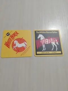 White Horse コースター 2枚セット 限定デザイン — image 1
