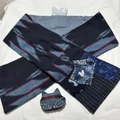 ☆藍染クールネックマフラー　なー猫 — image 1