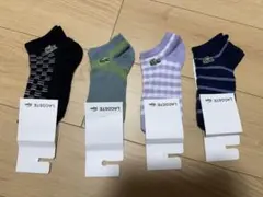 LACOSTE ラコステ アンクルソックス 4足セット 特価品 一着限リ — image 1