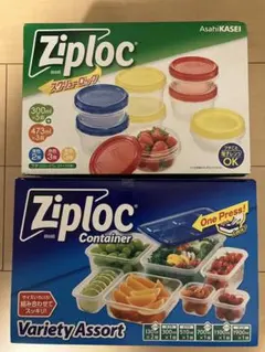 Ziploc コンテナー バラエティアソート スクリューロック セット2種セット — image 1