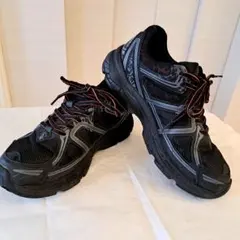 DUNLOP スニーカー 黒× オレンジ 26cm — image 1