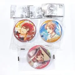 アイドリッシュセブン ガチャ 缶バッジ カプ缶 陸 三月 トウマ 3点 — image 1