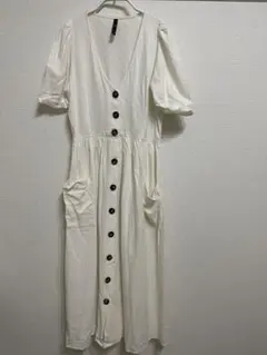 ZARA ザラ　リネン　コットン　ワンピース — image 1