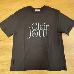 【美品】sekishima Clair de jour ロゴT／ブラック F — image 1