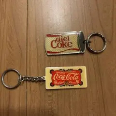 Coca-Cola Diet Coke キーホルダー 2個セット　レトロ — image 1