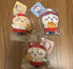 ちいかわ焼き 店員さんなマスコット ちいかわ ハチワレ うさぎ 3点セット — image 1
