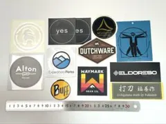 UL系アウトドアブランド ショップetc / ステッカーセット（11種12枚） — image 1