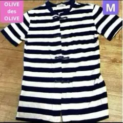 かわいい♡レディースM《OLIVE des OLIVE⭐︎Tシャツ》爽やかボーダー — image 1