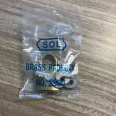 〔新品〕SOL BRASS PADLOCK NO.2500-25mm 南京錠 — image 1
