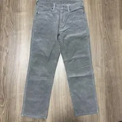 グレー コーディロイパンツ — image 1