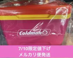 【7/5限定値下げ】 Coldman クーラーボックス レッド ピンク — image 1