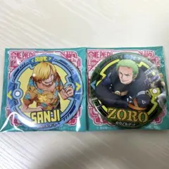 ワンピース 輩缶バッジ 第25弾 EGGHEAD ゾロ サンジ — image 1