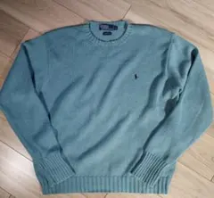 Polo by Ralph Lauren 水色コットンニット　Lサイズ — image 1