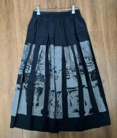 美品 ほぼ新品 コットン100% キュロット モダンプリント — image 1