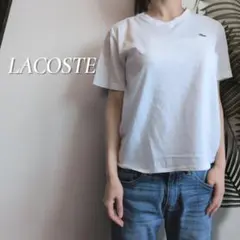 LACOSTE Vネックワンポイント刺繍 ワニ サイズ2 — image 1