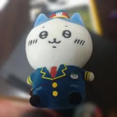 ちいかわ 駅員さんなぬいぐるみS ハチワレ — image 1
