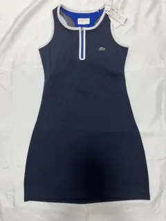 LACOSTE ノースリーブワンピース M ネイビー — image 1
