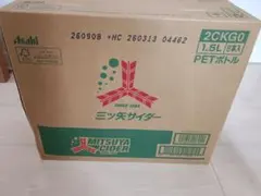 アサヒ飲料 三ツ矢サイダー 1.5L×8本入 ケース — image 1