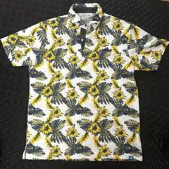 adidas アディダス ボタニカル柄 半袖 ポロシャツ O/XL — image 1