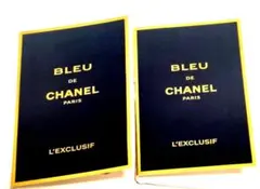 CHANEL★ブルードゥシャネルレゼクスクルジフサンプル2個セット — image 1