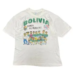 レア90s USA94ワールドカップボリビア代表シングルステッチ ヴィンテージ — image 1
