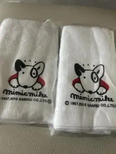 【新品未開封】サンリオ ミミックマイク タオルハンカチ 2枚セット — image 1