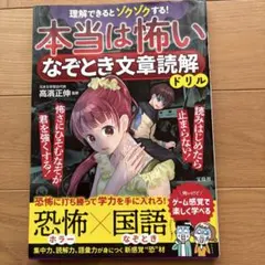 理解できるとゾクゾクする! 本当は怖いなぞとき文章読解ドリル — image 1