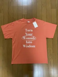 UngridアングリッドヴィンテージウォッシュロゴビッグＴシャツ／オレンジ — image 1
