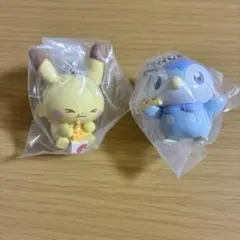ポケピース ダイナーマスコットキーホルダー ポッチャマ ピカチュウ 2種類 — image 1